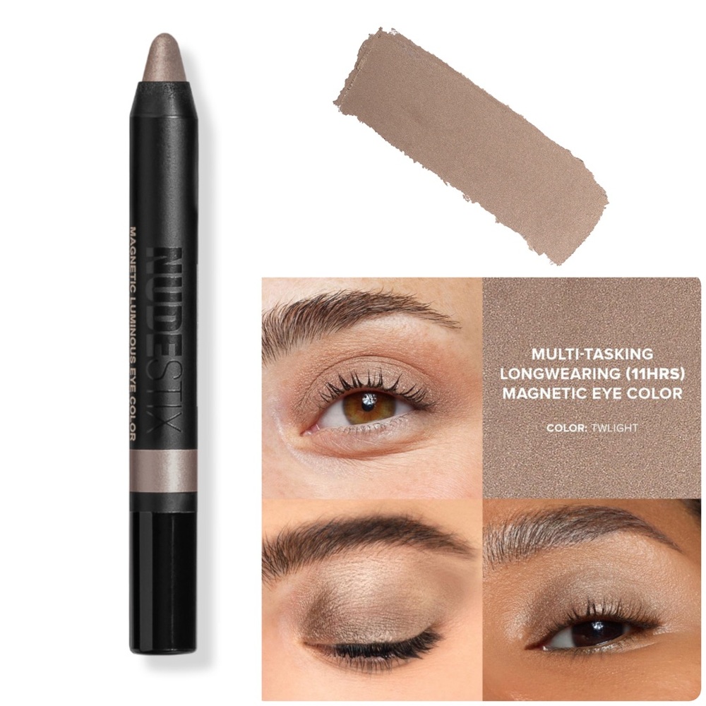 NEW Nudestix Magnetic Luminous Eye Color in Twilight (Cool Grey Taupe) Full Size